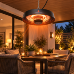 Calefactor Infrarrojo Halógeno Colgante de 2000 W para Interior y Exterior - Imagen 3
