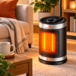 Calefactor Cerámico Eléctrico Portátil de 900 W con Termostato Ajustable - Imagen 3